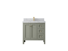 Nashville 36 in. W x 22 in. D Center Sink Bathroom Vanity - photo 13
