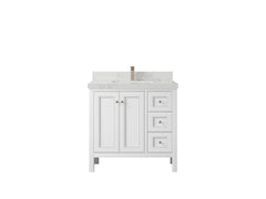 Nashville 36 in. W x 22 in. D Center Sink Bathroom Vanity - photo 23