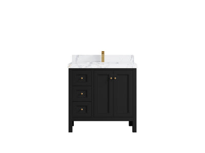 Nashville 36 in. W x 22 in. D Center Sink Bathroom Vanity - Willow Bath and Vanity