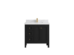 Nashville 36 in. W x 22 in. D Center Sink Bathroom Vanity - photo 41