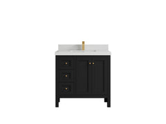 Nashville 36 in. W x 22 in. D Center Sink Bathroom Vanity - photo 25