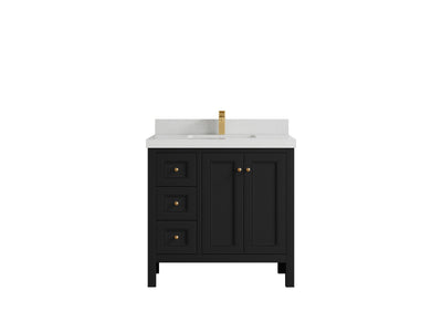 Nashville 36 in. W x 22 in. D Center Sink Bathroom Vanity - Willow Bath and Vanity