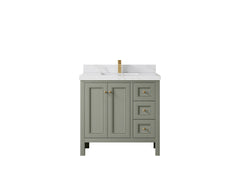 Nashville 36 in. W x 22 in. D Center Sink Bathroom Vanity - photo 27