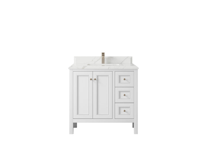Nashville 36 in. W x 22 in. D Center Sink Bathroom Vanity - photo 33
