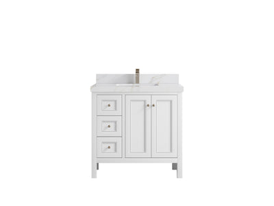 Nashville 36 in. W x 22 in. D Center Sink Bathroom Vanity - Willow Bath and Vanity