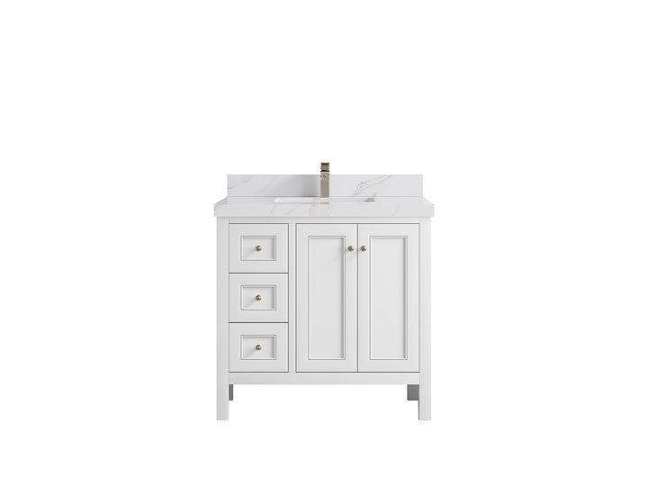 Nashville 36 in. W x 22 in. D Center Sink Bathroom Vanity - photo 26
