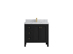 Nashville 36 in. W x 22 in. D Center Sink Bathroom Vanity - photo 43