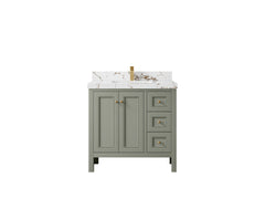 Nashville 36 in. W x 22 in. D Center Sink Bathroom Vanity - photo 45