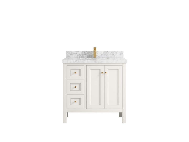 Nashville 36 in. W x 22 in. D Center Sink Bathroom Vanity - photo 29