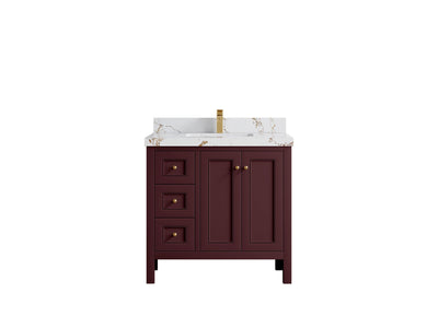 Nashville 36 in. W x 22 in. D Center Sink Bathroom Vanity - Willow Bath and Vanity