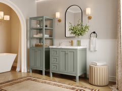 Nashville 36 in. W x 22 in. D Center Sink Bathroom Vanity - photo 2