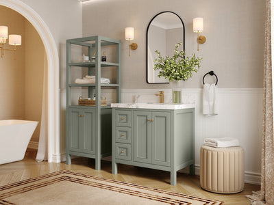 Nashville 36 in. W x 22 in. D Center Sink Bathroom Vanity - Willow Bath and Vanity