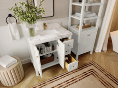 Nashville 36 in. W x 22 in. D Center Sink Bathroom Vanity - photo 3