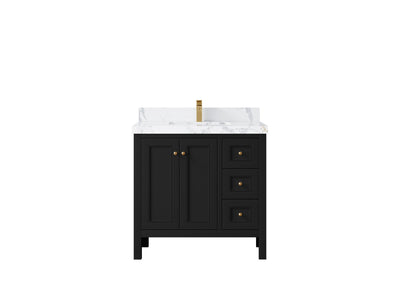 Nashville 36 in. W x 22 in. D Center Sink Bathroom Vanity - Willow Bath and Vanity