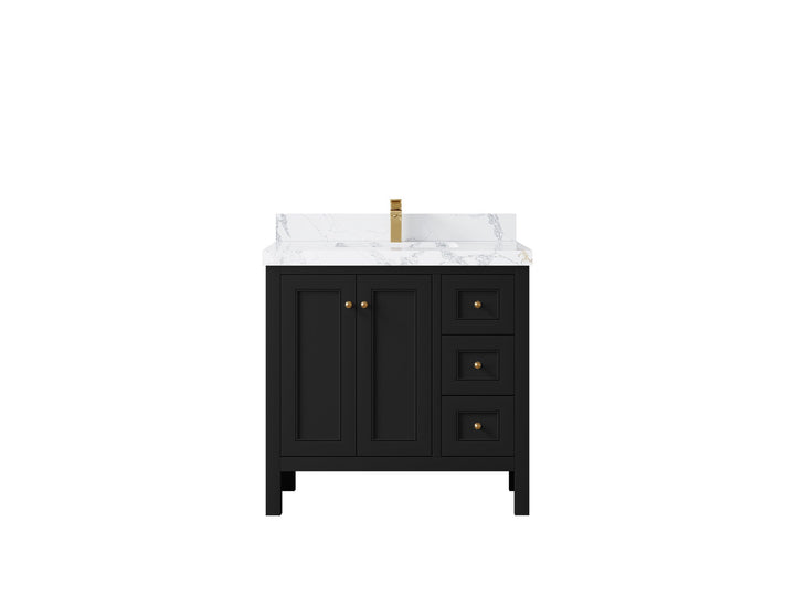 Nashville 36 in. W x 22 in. D Center Sink Bathroom Vanity - photo 45