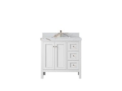 Nashville 36 in. W x 22 in. D Center Sink Bathroom Vanity - photo 19