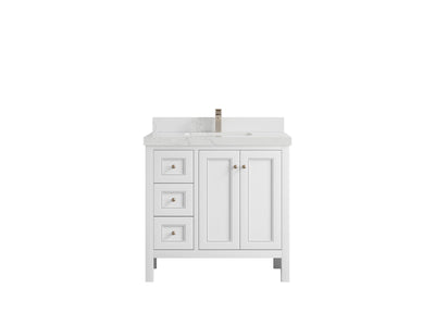 Nashville 36 in. W x 22 in. D Center Sink Bathroom Vanity - Willow Bath and Vanity