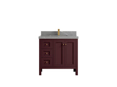 Nashville 36 in. W x 22 in. D Center Sink Bathroom Vanity - photo 39