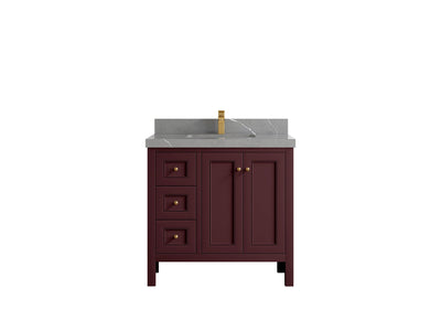 Nashville 36 in. W x 22 in. D Center Sink Bathroom Vanity - Willow Bath and Vanity