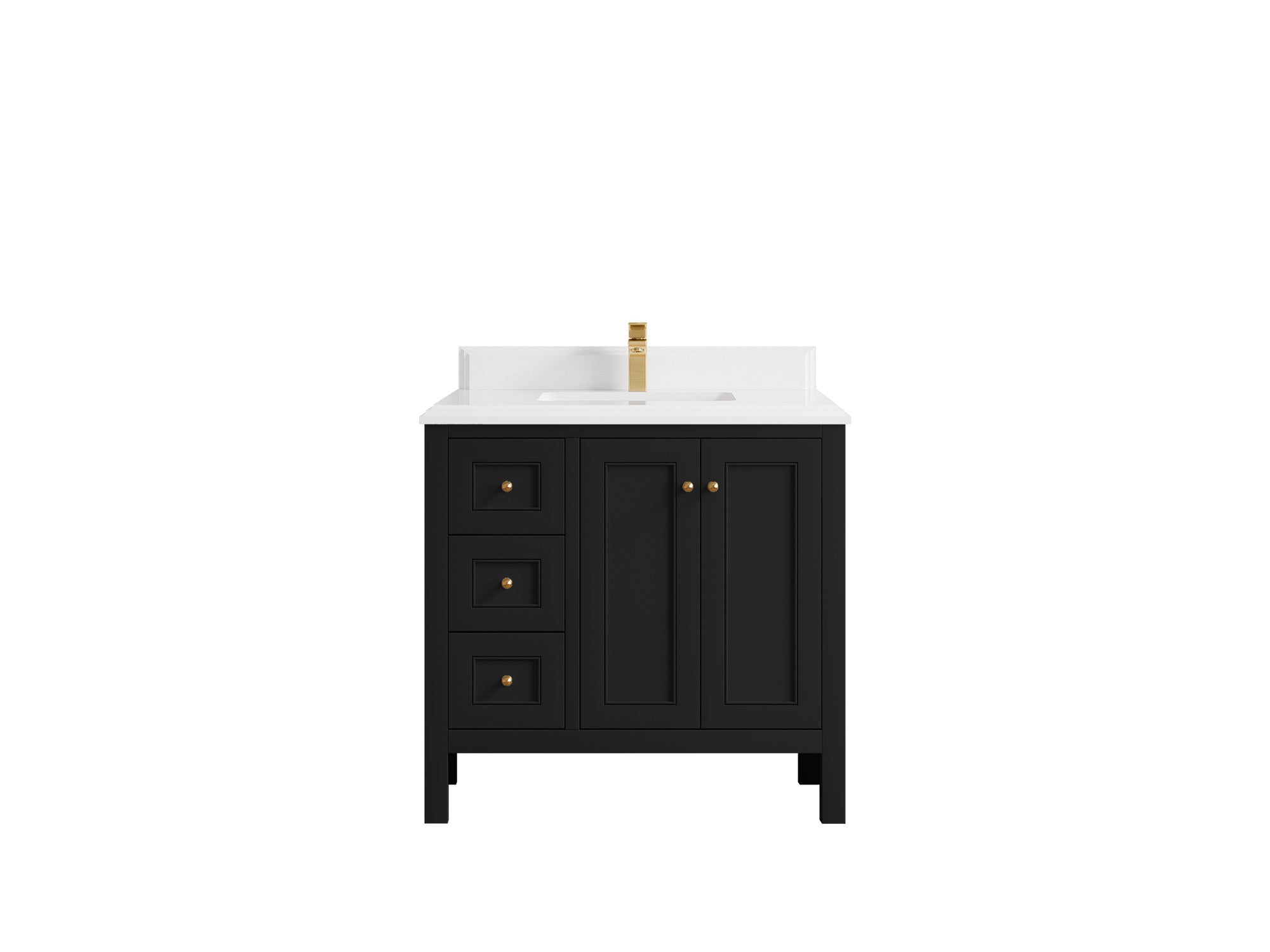 Nashville 36 in. W x 22 in. D Center Sink Bathroom Vanity - Willow Bath and Vanity