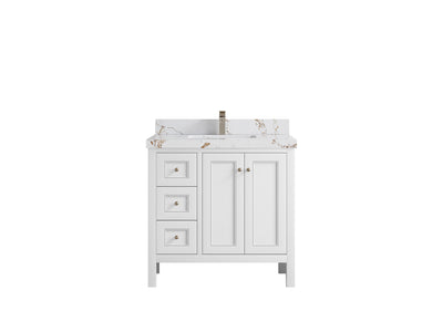 Nashville 36 in. W x 22 in. D Center Sink Bathroom Vanity - Willow Bath and Vanity