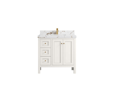 Nashville 36 in. W x 22 in. D Center Sink Bathroom Vanity - Willow Bath and Vanity