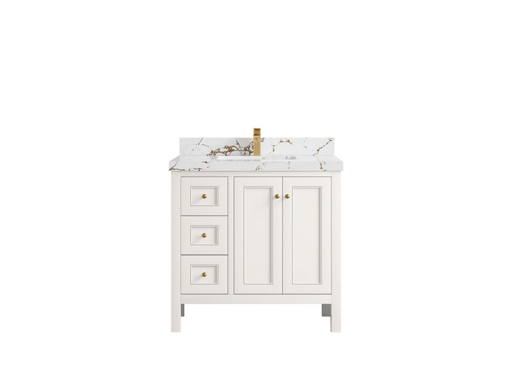 Nashville 36 in. W x 22 in. D Center Sink Bathroom Vanity - photo 45