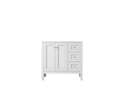 Nashville 36 in. W x 22 in. D Center Sink Bathroom Vanity - Willow Bath and Vanity