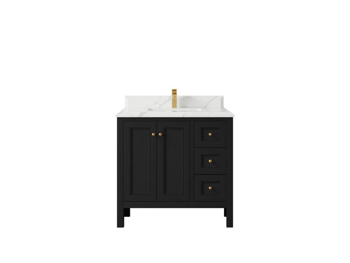 Nashville 36 in. W x 22 in. D Center Sink Bathroom Vanity - photo 13
