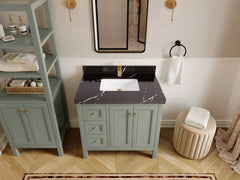 Nashville 36 in. W x 22 in. D Center Sink Bathroom Vanity - photo 16