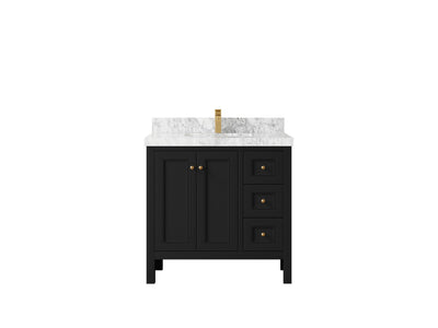 Nashville 36 in. W x 22 in. D Center Sink Bathroom Vanity - Willow Bath and Vanity
