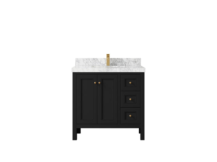 Nashville 36 in. W x 22 in. D Center Sink Bathroom Vanity - photo 21
