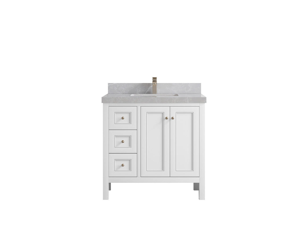 Nashville 36 in. W x 22 in. D Center Sink Bathroom Vanity - Willow Bath and Vanity