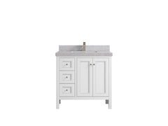 Nashville 36 in. W x 22 in. D Center Sink Bathroom Vanity - photo 40