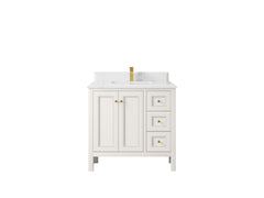 Nashville 36 in. W x 22 in. D Center Sink Bathroom Vanity - photo 35