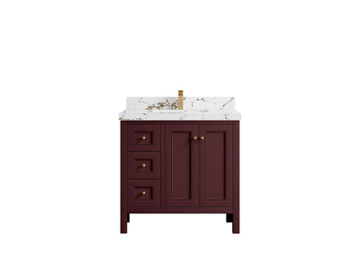 Nashville 36 in. W x 22 in. D Center Sink Bathroom Vanity - Willow Bath and Vanity