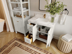 Nashville 36 in. W x 22 in. D Center Sink Bathroom Vanity - photo 3