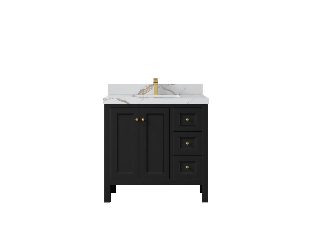 Nashville 36 in. W x 22 in. D Center Sink Bathroom Vanity - Willow Bath and Vanity