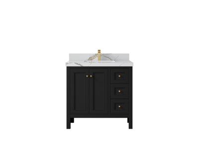 Nashville 36 in. W x 22 in. D Center Sink Bathroom Vanity - Willow Bath and Vanity