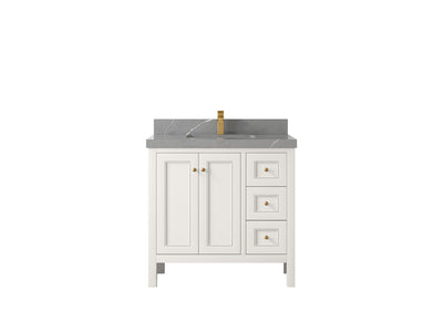 Nashville 36 in. W x 22 in. D Center Sink Bathroom Vanity - Willow Bath and Vanity