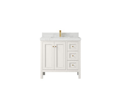 Nashville 36 in. W x 22 in. D Center Sink Bathroom Vanity - photo 23