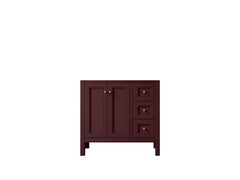 Nashville 36 in. W x 22 in. D Left Offset Sink Bathroom Vanity - photo 49