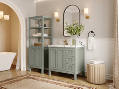 Nashville 36 in. W x 22 in. D Left Offset Sink Bathroom Vanity - photo 2
