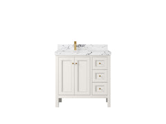 Nashville 36 in. W x 22 in. D Left Offset Sink Bathroom Vanity - photo 1