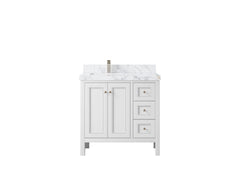 Nashville 36 in. W x 22 in. D Left Offset Sink Bathroom Vanity - photo 24