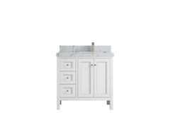 Nashville 36 in. W x 22 in. D Right Offset Sink Bathroom Vanity - photo 17