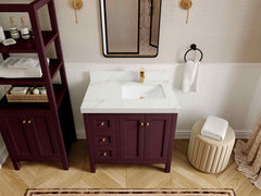 Nashville 36 in. W x 22 in D Right Offset Sink Bathroom Vanity - photo 29