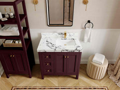 Nashville 36 in. W x 22 in D Right Offset Sink Bathroom Vanity - photo 19