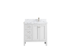 Nashville 36 in. W x 22 in. D Right Offset Sink Bathroom Vanity - photo 31