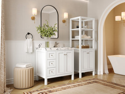 Nashville 36 in. W x 22 in. D Right Offset Sink Bathroom Vanity - Willow Bath and Vanity